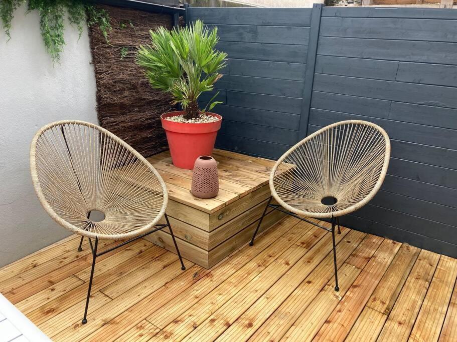 Appartement Centre Ville Quimper Avec Terrasse Exteriér fotografie